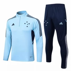 Cruzeiro Navy Training Technical Soccer Tracksuit 2022-23