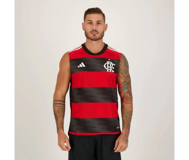 Flamengo 2023 Mens Home Sleeveless Jersey