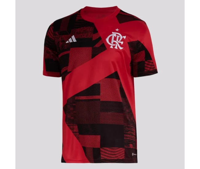 Flamengo Mens Pre Match Soccer Jersey 2023-24