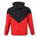 Flamengo Mens Windrunner Full Zip Hooded Soccer Jacket Red 2023