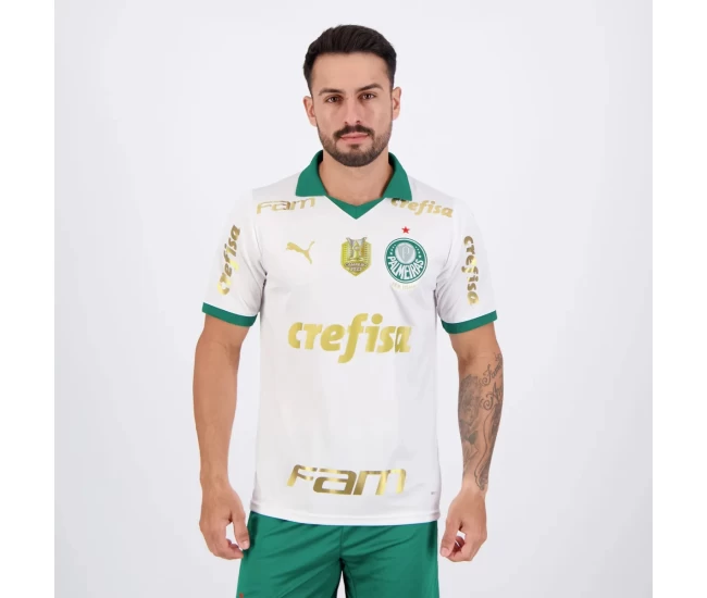 Palmeiras Mens Brazilian Champion Patch Away Soccer Jersey 2024