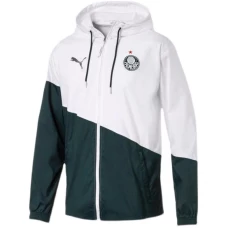 2022 Palmeiras Green and White Windbreaker Soccer Jacket