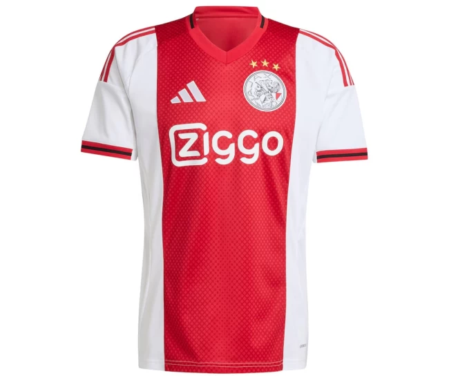 Ajax Mens Home Soccer Jersey 2025-26