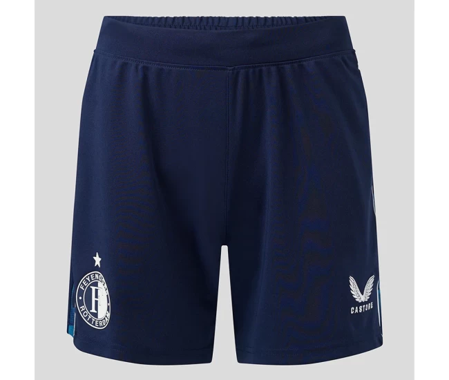 Feyenoord Mens Away Soccer Shorts 23-24