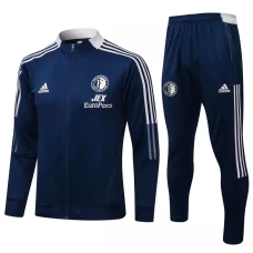 Feyenoord Navy Presentation Soccer Tracksuit 2021-22