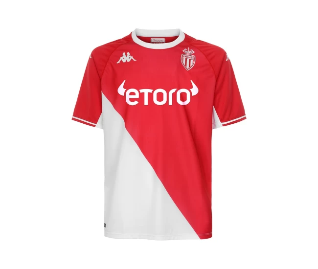 As Monaco 2021-22 Home Soccer Jersey