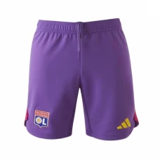 Olympique Lyonnais Men's Purple Goalkeeper Soccer Shorts 2023