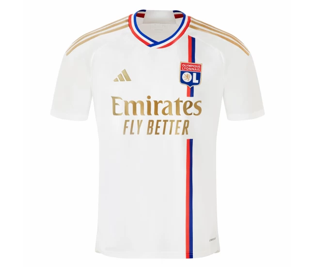 Olympique Lyonnais Mens Home Soccer Jersey 2023