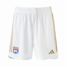 Olympique Lyon Mens Home Soccer Shorts 2023