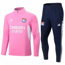 Olympique Lyonnais Pink Training Technical Soccer Tracksuit 2022-23
