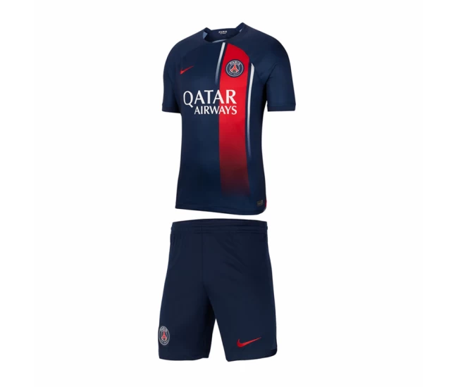 Paris Saint-Germain Kids Home Soccer kit 2023