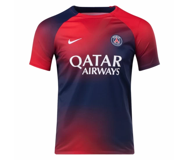 Paris Saint-Germain Mens Pre Match Soccer Jersey 2023