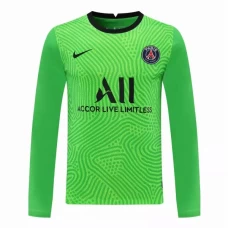 Paris Saint Germain Goalkeeper Long Sleeve Soccer Jersey Green 2020 2021