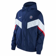 Paris Saint-Germain Strike Anthem Full-Zip Hoodie Soccer Jacket Navy