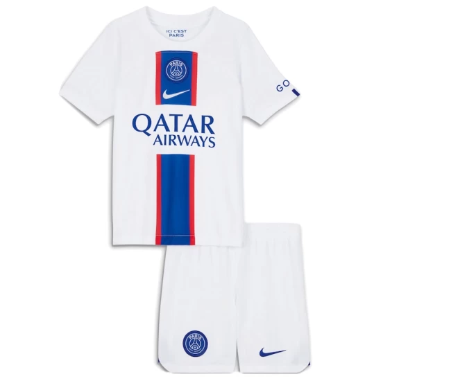 Paris Saint-Germain Third Soccer Kids kit 2022-23