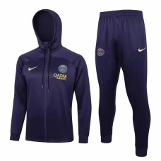 PSG Navy Hooded Presentation Soccer Tracksuit 2023