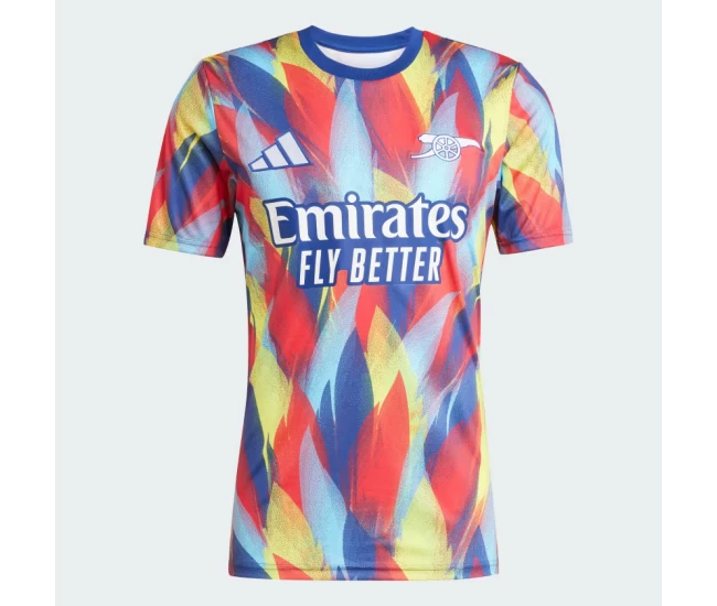 Arsenal Mens Pre Match Soccer Jersey 2025-26