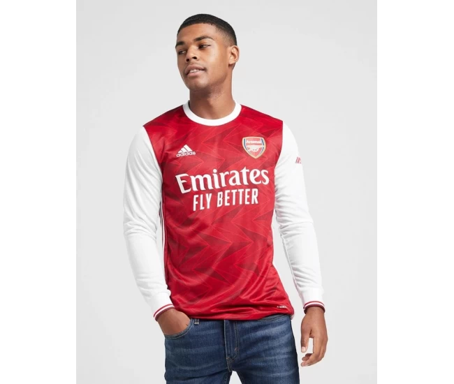 Arsenal FC Home Long Sleeve Soccer Jersey 2020 2021
