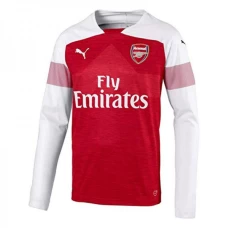 Arsenal Home Long Sleeve Soccer Jersey 2018/19