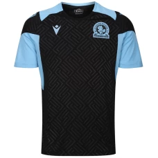 Blackburn Rovers Men's Black Training Soccer Jersey 2023-24