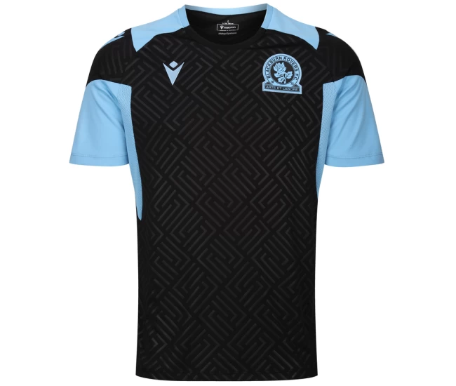 Blackburn Rovers Men's Black Training Soccer Jersey 2023-24