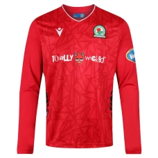 Blackburn Rovers Men's Long Sleeve Goalkeeper Away Soccer Jersey 2023-24