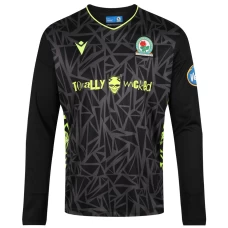 Blackburn Rovers Men's Long Sleeve Goalkeeper Home Soccer Jersey 2023-24