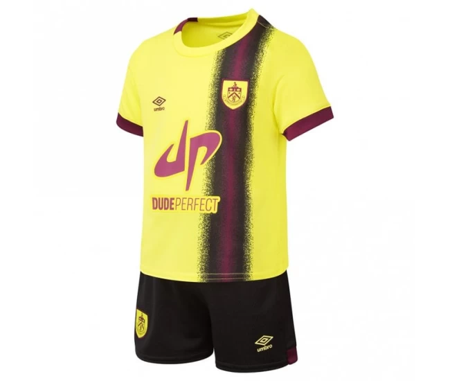 Burnley FC Kid Away Soccer kit 2023-24