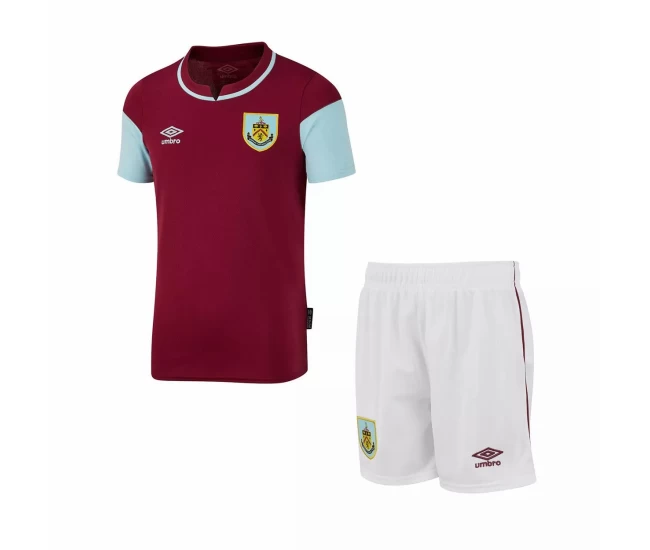 Burnley FC Home Soccer Jersey Kids Kit 2020 2021