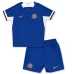 Chelsea Kid Home Soccer Kit 2023-24