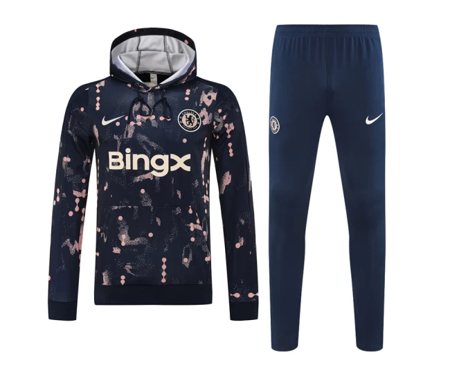 Chelsea FC Mens Academy Pro Se Training Hooded Sweat Soccer Tracksuit 2025
