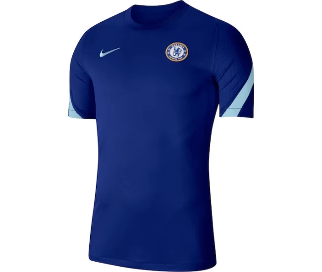 Chelsea Strike Training T-Shirt 2020 - Royal Blue