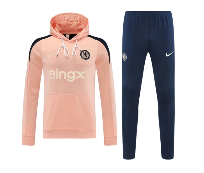Chelsea FC Men's Strike Training Hooded Sweat Soccer Tracksuit 2025
