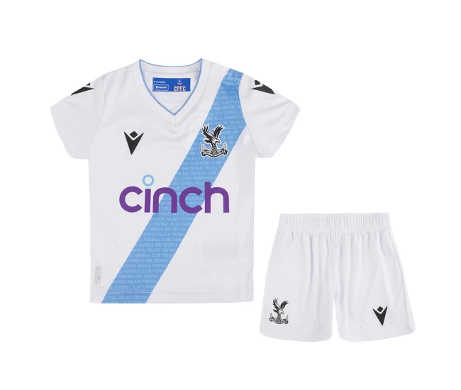 Crystal Palace Kid Away Soccer Kit 2023-24