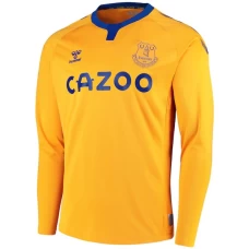 Everton Away Shirt 2020 2021 Long Sleeve