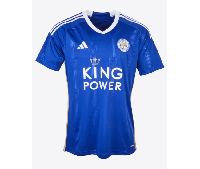 Leicester City Men's Home Soccer Jersey 2023-24