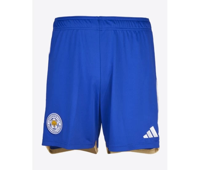 Leicester City Men’s Home Soccer Shorts 2023-24