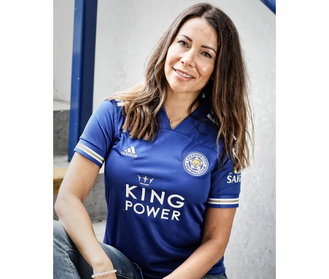 Womens Leicester City King Power Home Soccer Jersey 2020 2021