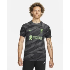 Liverpool FC Black Goalkeeper Soccer Jersey 2023-24