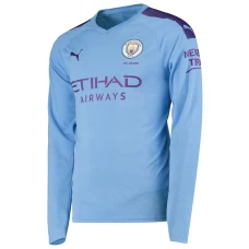 Manchester City Home Long Sleeve Shirt 2019-20