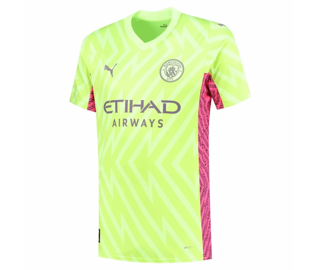 Manchester City Men's Goalkeeper Soccer Jersey 2023-24