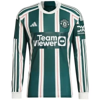 Manchester United Men's Long Sleeve Away Soccer Jersey 2023-24