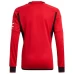 Manchester United Men's Long Sleeve Home Soccer Jersey 2023-24