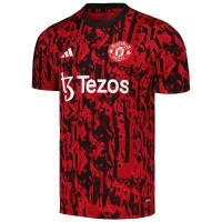 Manchester United Men's Red Pre Match Soccer Jersey 2023-24