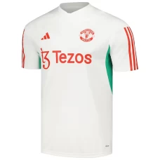 Manchester United Men's White Training Soccer Jersey 2023-24