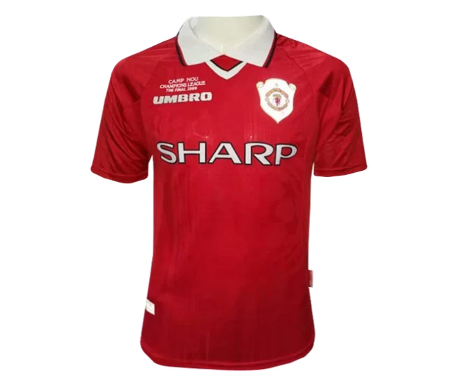 Manchester United Retro Home Soccer Jersey 1999/2000