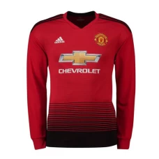 Manchester United Home Soccer Jersey 2018-19 - Long Sleeve