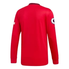 Manchester United Home Long Sleeve Soccer Jersey 2019/20
