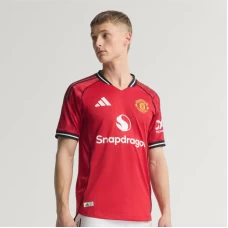 Manchester United Mens Home Authentic Soccer Jersey 2025-26