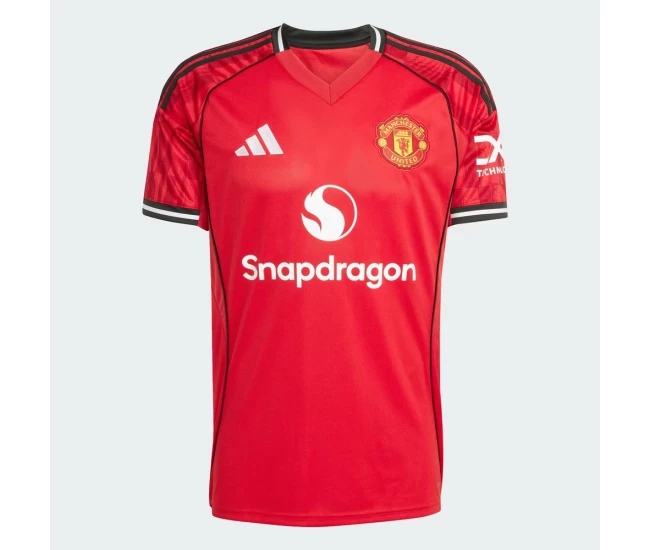 Manchester United Mens Home Soccer Jersey 2025-26